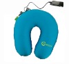 microbead mp3 travel speaker neck pillows+ lycra cover and patent speaker in good sound effect