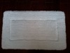 microfiber bath mat in cut pile and loop pile