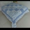 microfiber blue flower printed quilting quilt with patchwork