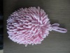 microfiber chenille animals wash cloth in round