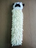 microfiber chenille animals wash cloth in white