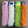 microfiber  chenille wash cloth hand towel