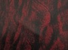 mirror surface PVC printed leather