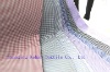 model is 785  polyester and cotton cvc small grid T-shirt fabric,