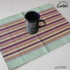 modern garden style rectangle 100% cotton insulated table placemat