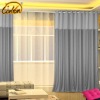 modern gray polyester office window curtain