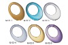 morden plastic shower curtain hanging rings/eyelet