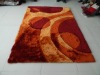 multi -clolor mixed-pile flowery polyester shaggy carpet/rug designs