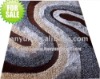 multi-structure polyester  shaggy  rug