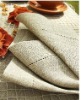 natural dinner napkin with dot hemstitch