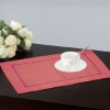 natural modern pink custom table placemats