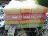 nature cotton face towel with border