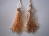 nature rayon tassel with bow top used as decoration accessories