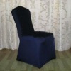 navy blue spandex chair cover for wedding and banquet