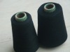 ne 30/1 black polyester spun yarn