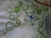 needle punched embroidery felt non woven fabrics