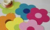 needle punched non woven felt table mats,cup mats,dinning mats