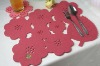 needle-punched non woven felt table mats, non woven placemats