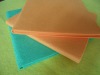 needle-punched nonwoven fabric for wiping cloth