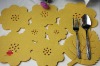 needle punched nonwoven felt / pet table mats,dinning mats,placemats