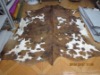 new Cow hair on hide with natural shape and color