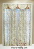 new and white polyester lace curtain and drape
