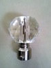 new crystal glass curtain rod finials