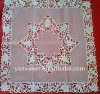 new design 100% polyester embroidery cutwork table cloth