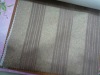 new design gilding stripe blackout hotel window curtain fabric