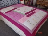 new design of applique and embroidery baby quilt