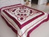 new design of polyester wedding bedspread