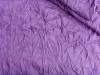 new fabric 100% polyester crushed fabric