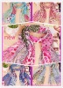 new fashion flower polyester scarf