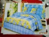 new fashion sanding fabric quilt cover set/bedsheet/pillowcase