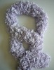 new style fancy knitting yarn track style used for scarf