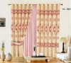 new style floral burnout printed Window gauze voile sheer Curtain
