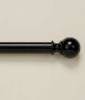 new style pedestal ball curtain rod&tube/pole,coated,22mm rod diameter