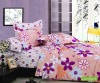 nice flower printed 100% cotton 4pcs bedding set(AX-XY0041)