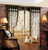 nice printed thick polyester  window curtain