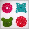 non woven felt / pet table mats, nonwoven placemats,dinning pads