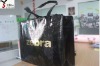 non woven shopping bags / gift bags with pe film