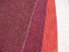 nonwoven red stripe carpet