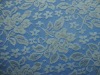 nylon lace fabric with gold wire