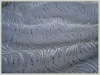 nylon lace fabric with silver thread