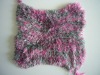 nylon lurex feather yarn for hand knitting