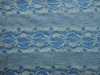 nylon spandex lace fabric with bright wire