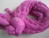 offer 1.5d solid regeneration grade  light purple polyester tow fiber for good quality