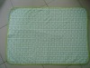 offset coral fleece blanket