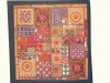 old patchwork wall hangings