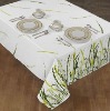 one side border print table cloth